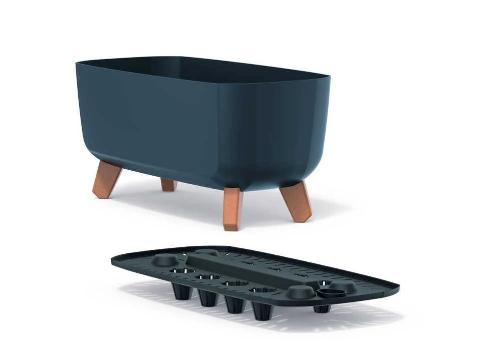Prosperplast dėžė GRACIA 58x24 cm antracitas