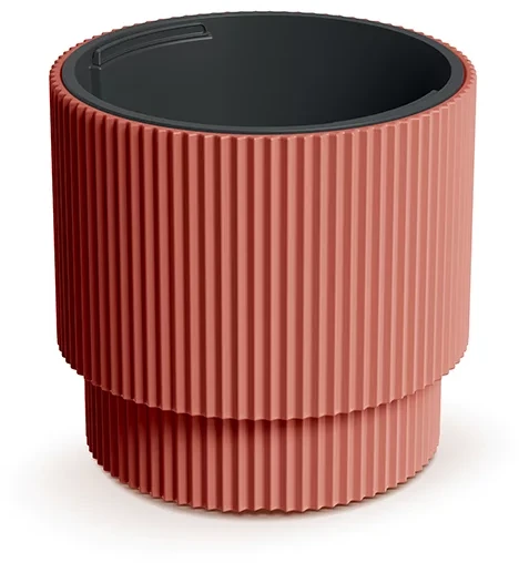 Prosperplast Plastikinis vazonas MILLY, su įdėklu, vario sp,. 39 x 32 cm
