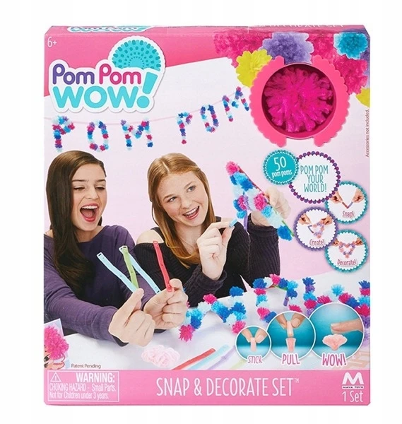 TM Toys POM POM WOW dekoravimo rinkinys, 48535