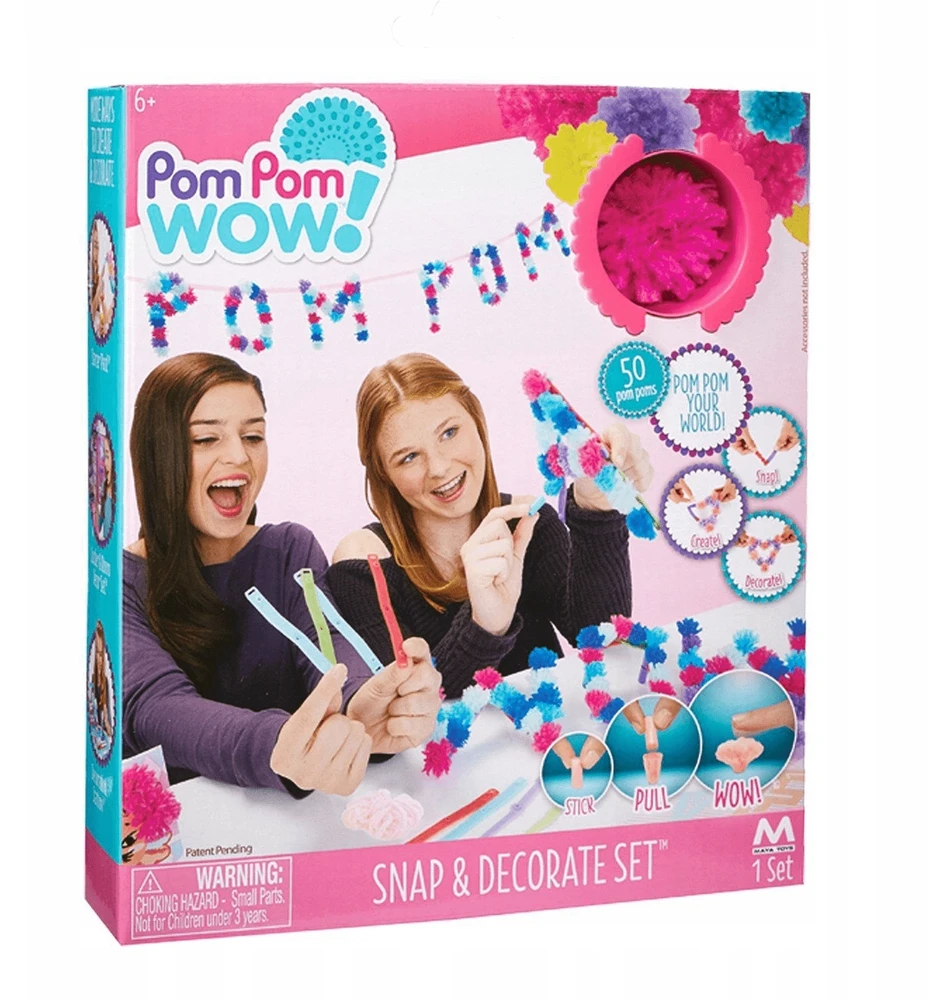 TM Toys POM POM WOW dekoravimo rinkinys, 48535