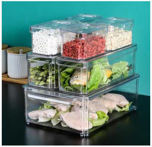 Plastikinių talpų rinkinys Nordic Quality 7 vnt / 2360037
