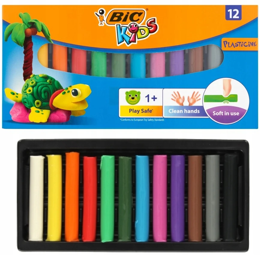 Bic Plastilinas 12 spalvų, 485495