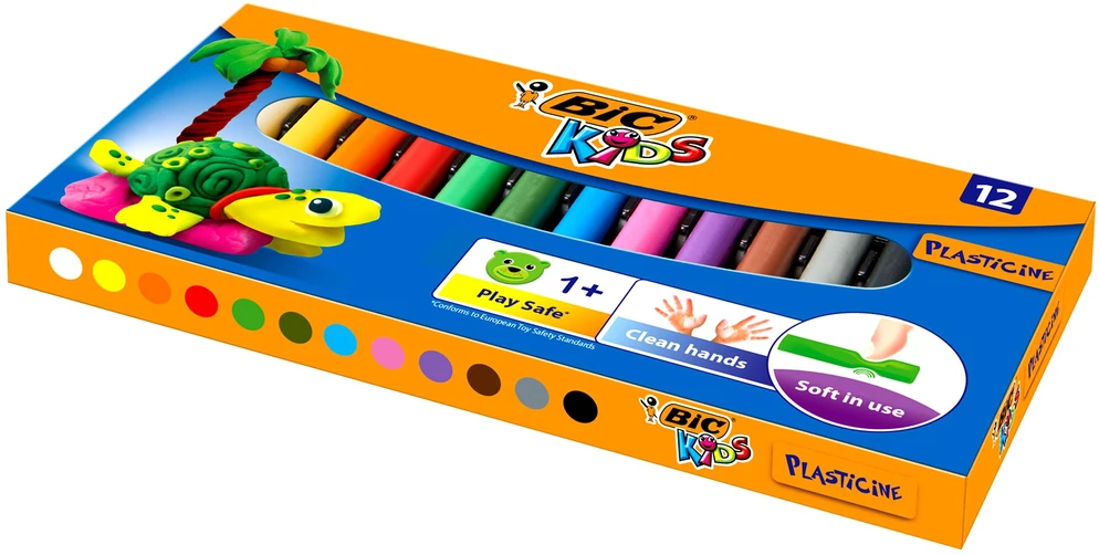 Bic Plastilinas 12 spalvų, 485495
