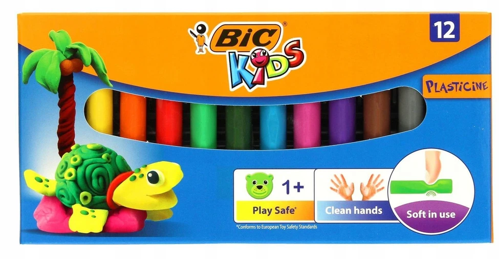 Bic Plastilinas 12 spalvų, 485495