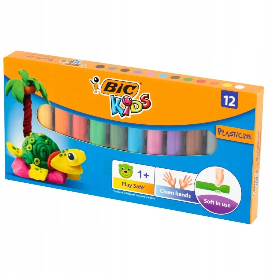 Bic Plastilinas 12 spalvų, 485495