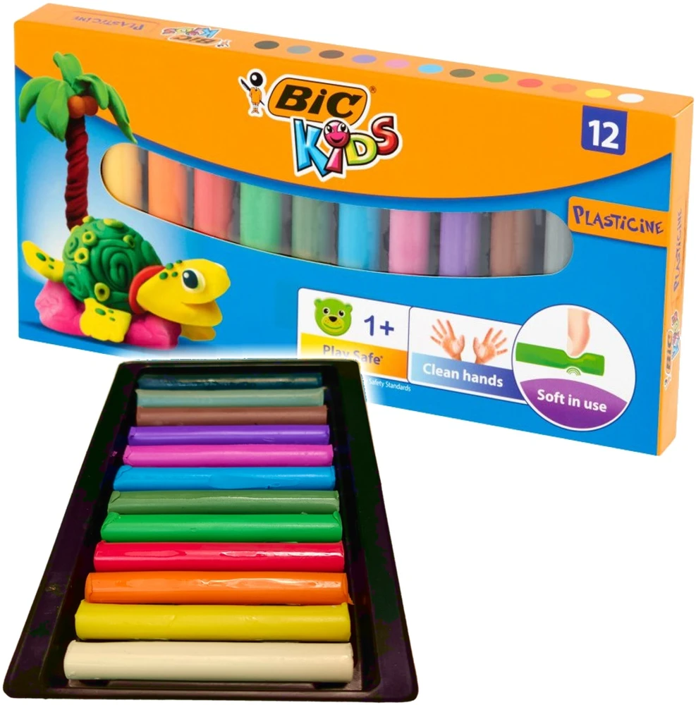 Bic Plastilinas 12 spalvų, 485495