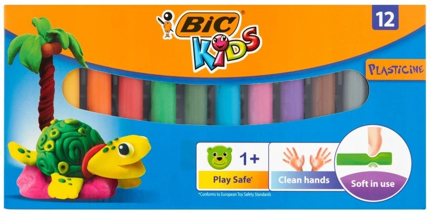 Bic Plastilinas 12 spalvų, 485495