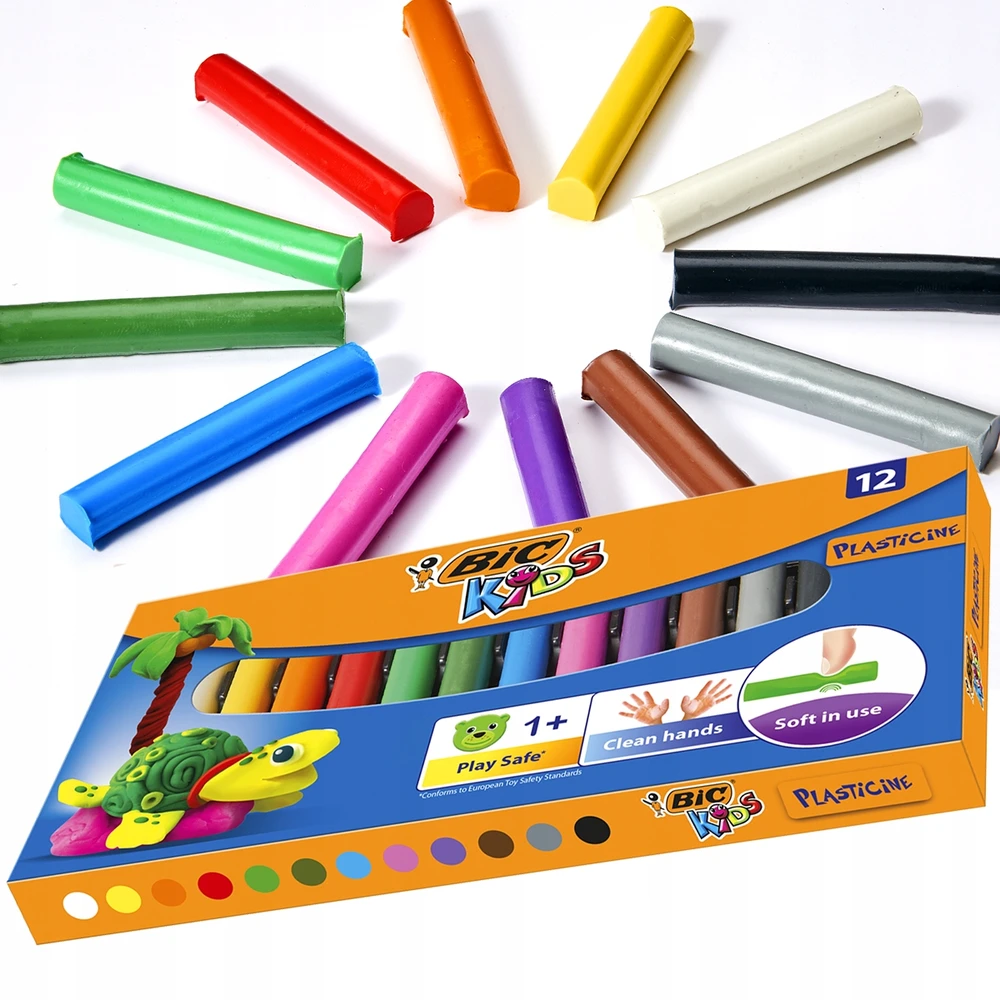 Bic Plastilinas 12 spalvų, 485495