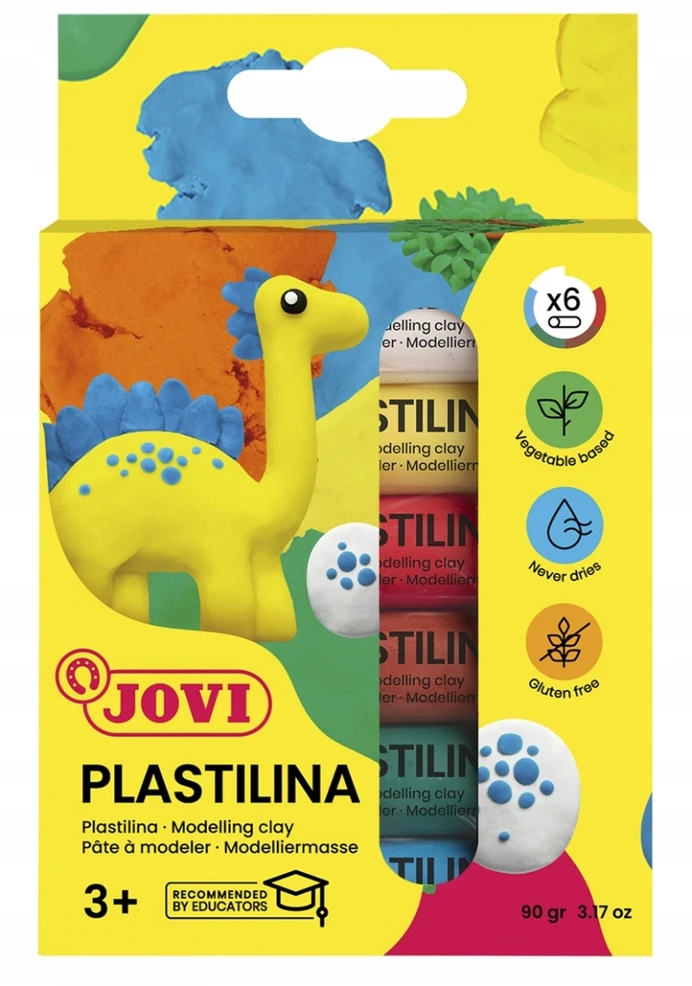 Plastilinas Jovi, 6 spalvos
