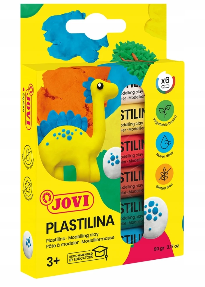 Plastilinas Jovi, 6 spalvos