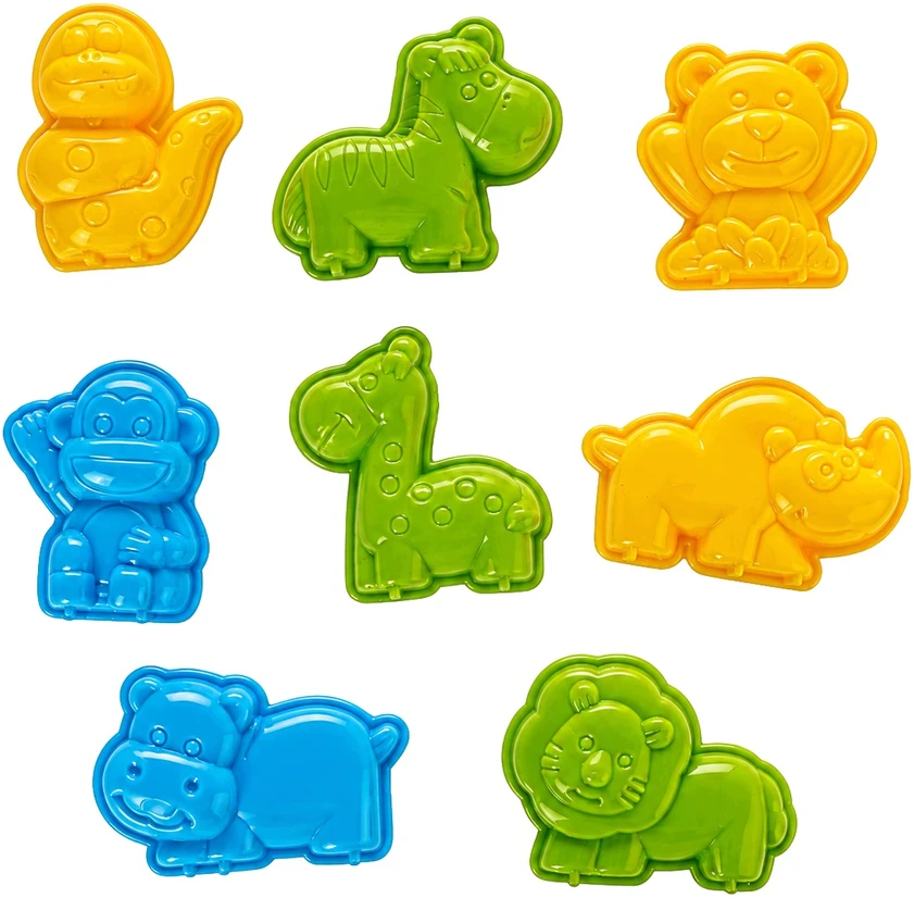 Plastilinas lipni masė makaronų gaminimo mašinėlė dinozaurai gyvūnai formelės rinkinys vaikams 40 detalių „click4toys“