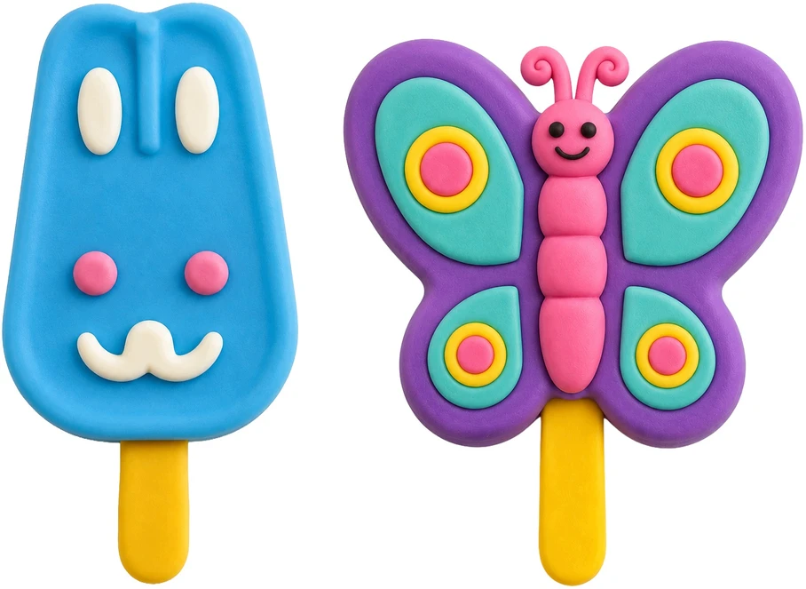 Plastilinas lipni masė makaronų gaminimo mašinėlė žirafa ledai formelės rinkinys vaikams 31 elementas „click4toys“