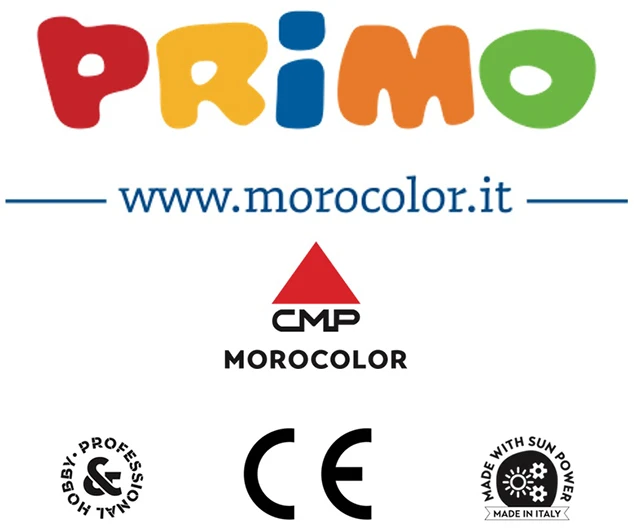 Plastilinas Primo, baltas, 550 g