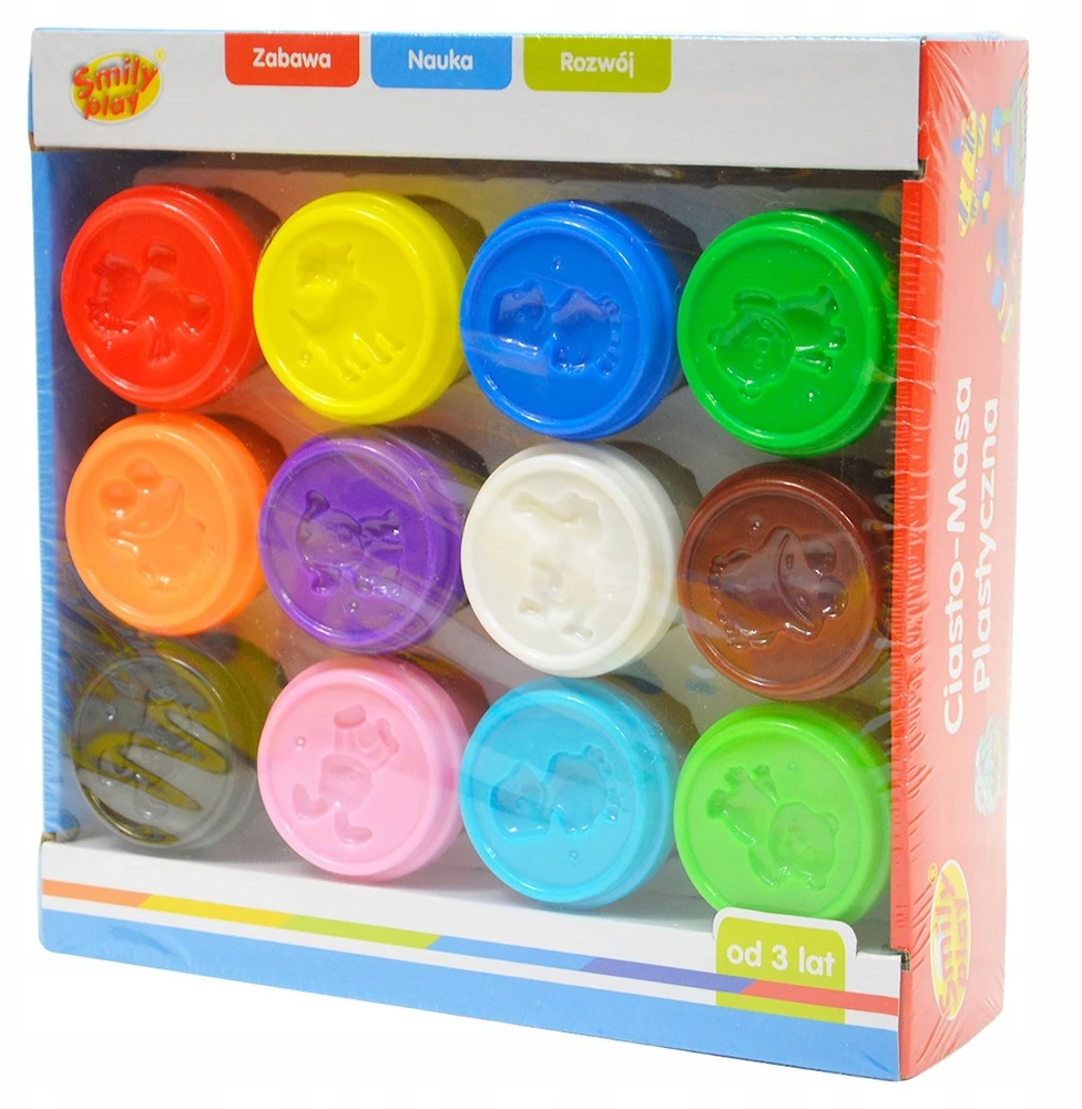 Plastilinas Smily Play, 12 vnt