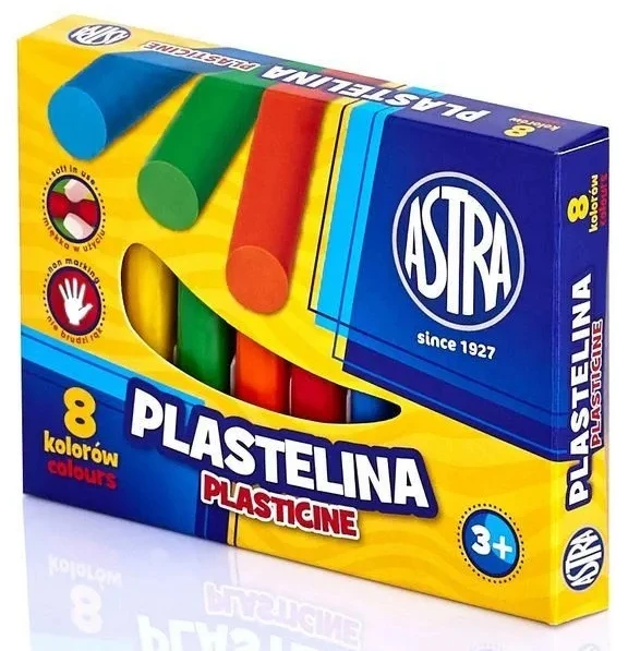 Plastilino rinkinys Astra, 8 spalvos