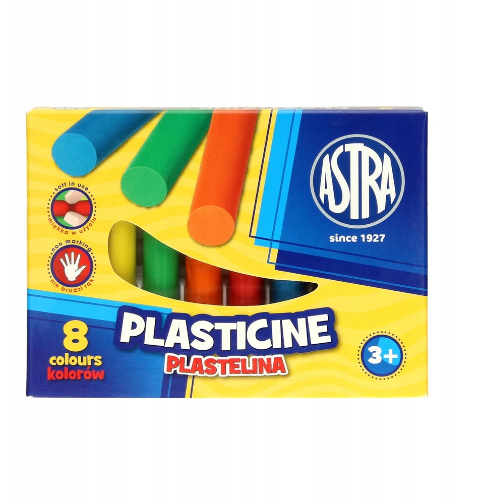 Plastilino rinkinys Astra, 8 spalvos
