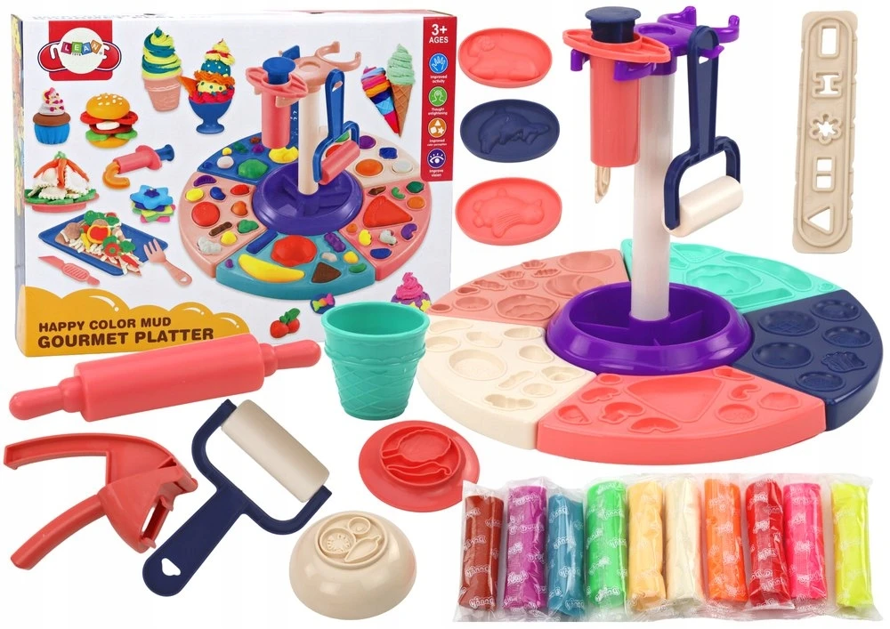 Kūrybinis plastilino rinkinys Lean Toys Virtuvė