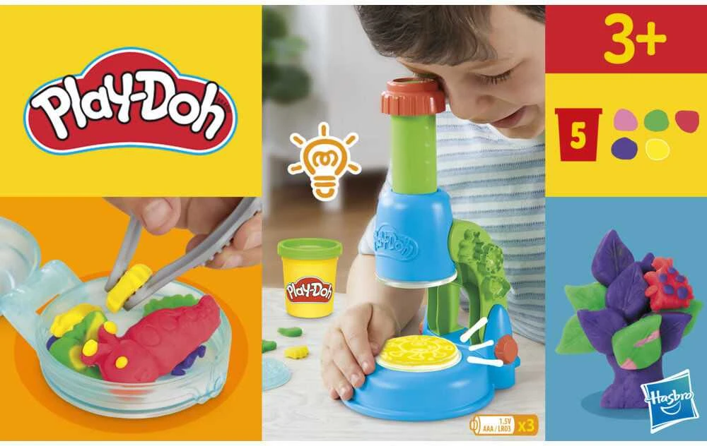 PLAY-DOH Rinkinys „Mikroskopas“