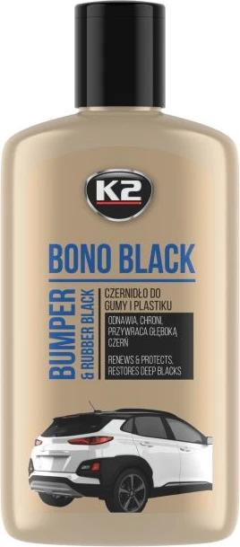 Plastmasių juodintojas K2 Bono Juodas, 250 ml