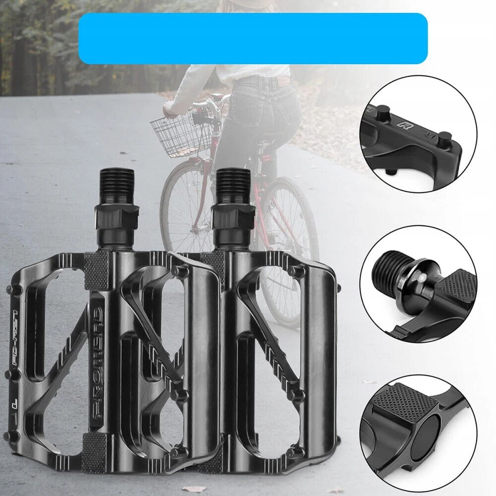 PLATFORMINIAI DVIRAČIO PEDALAI DVIRAČIAI, METALINIAI, NAILONAI, MTB, UNIVERSALŪS