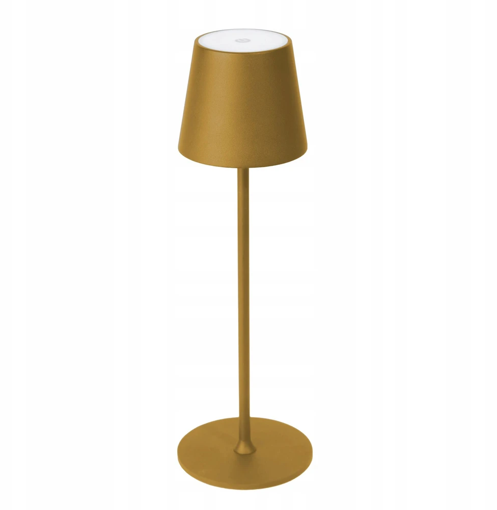 Platinet Naktinė lempa LAMPA STOJĄCA BIURKOWA WODOODPORNA DOTYKOWA 4000 MAH ZŁOTA
