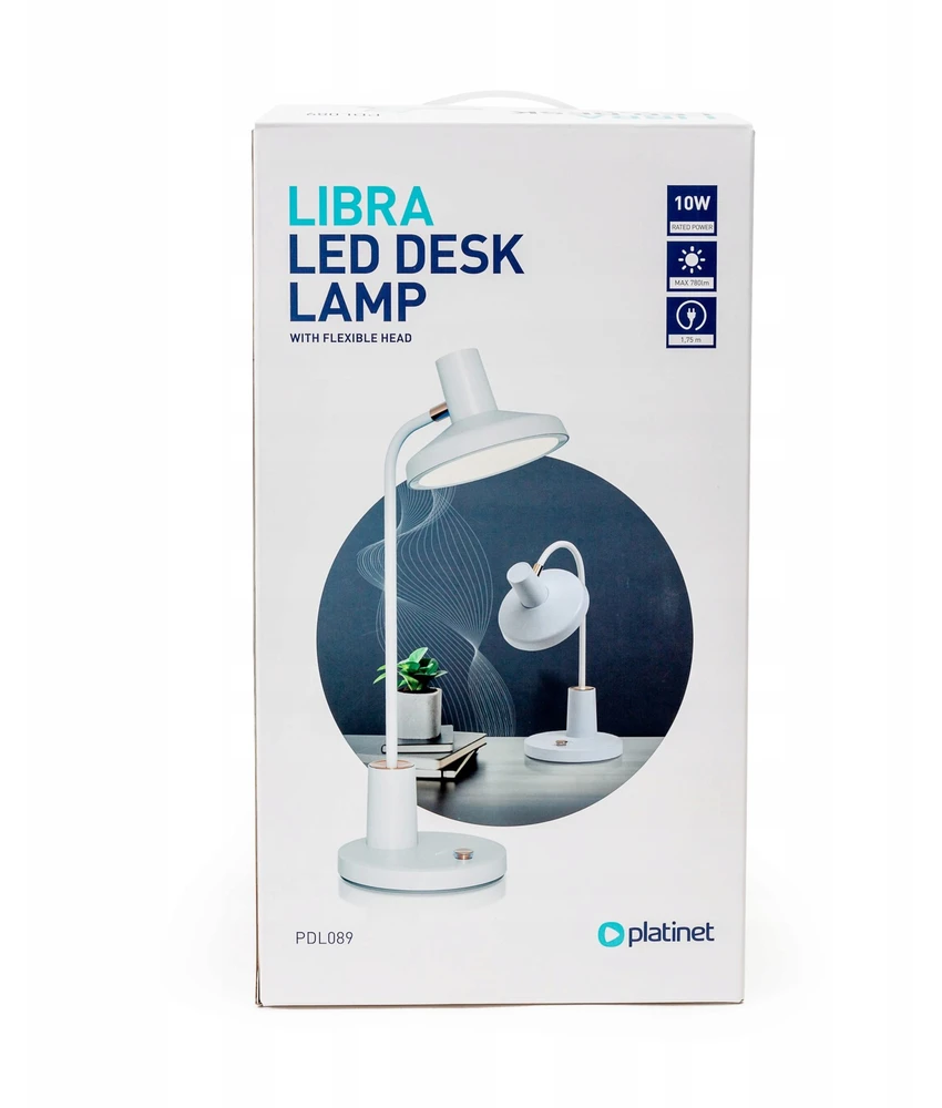 Platinet Stalinė lempa LED 10W 780lm LIBRA 3700-4200K