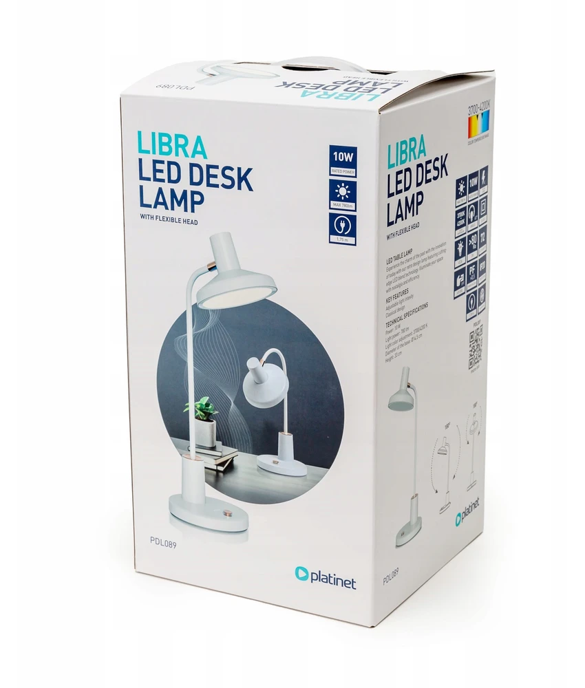 Platinet Stalinė lempa LED 10W 780lm LIBRA 3700-4200K