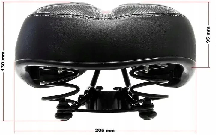 Platus dviračio balnas, patogus, minkštas, ergonomiškas, universalus