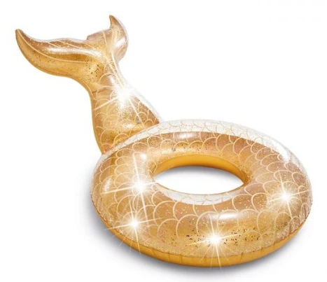 Plaukimo ratas Mermaid Tail Intex, 175 X 119 cm
