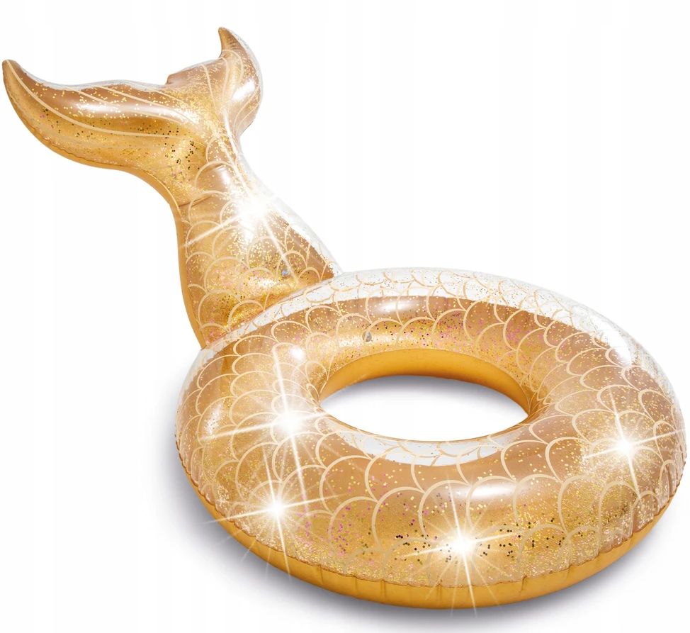 Plaukimo ratas Mermaid Tail Intex, 175 X 119 cm