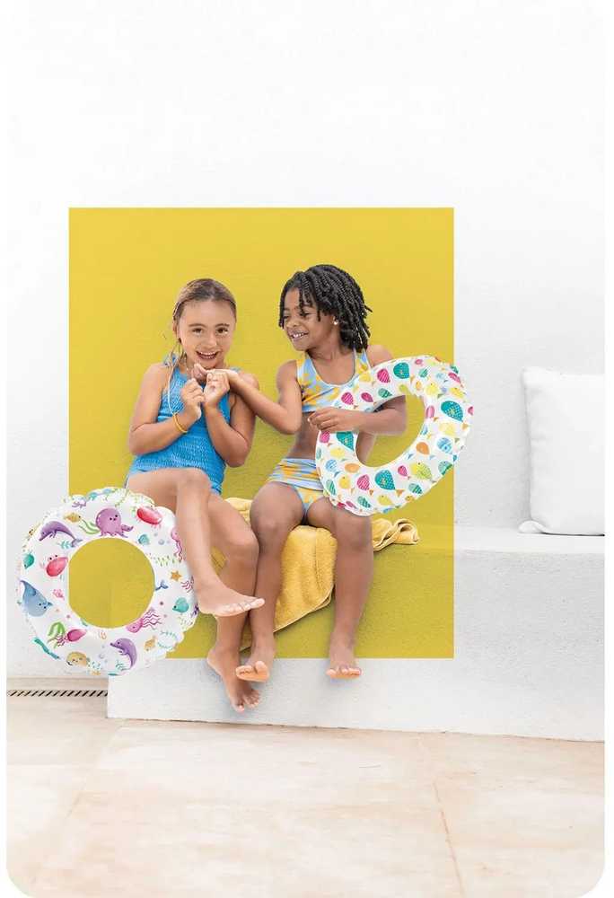 Plaukimo ratas „Underwater World“ 61 cm INTEX 59241