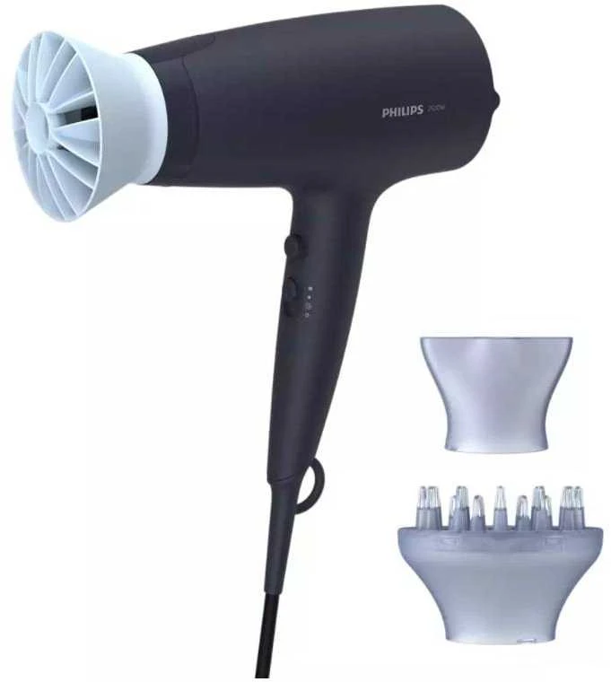 Plaukų džiovintuvas Philips 3000 serija BHD350/10, Juodos/Rausvos spalvos