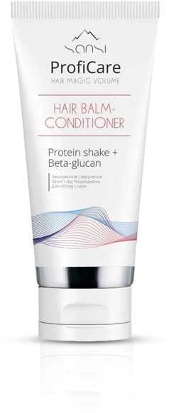 Sansi Proficare Plaukų balzamas - kondicionierius Sansi Protein Shake + Beta-glucan didina plaukų apimtį 200ml