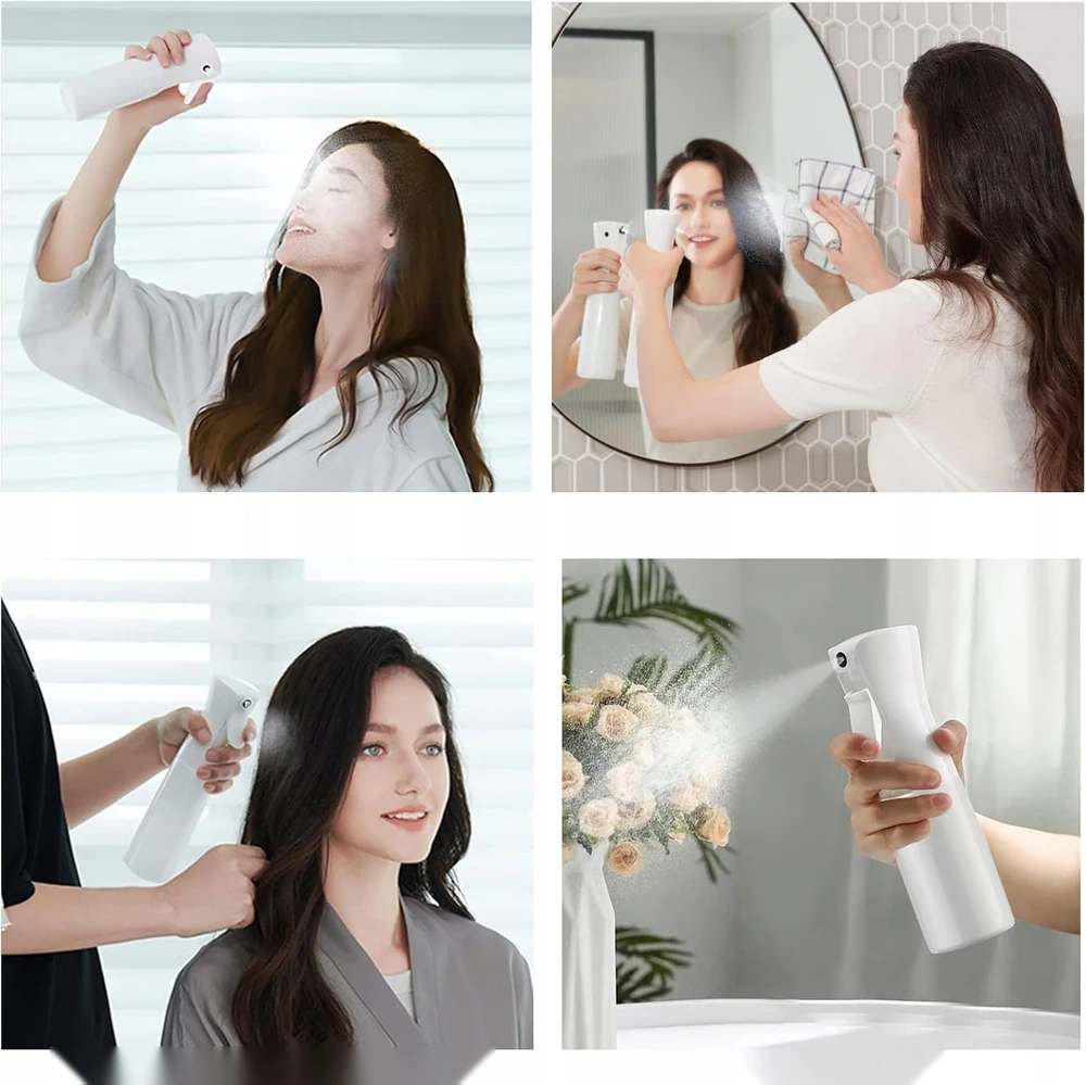 PLAUKŲ LAKŠKAS 200 ml NUOLATINIS MIGLAS ERGONOMIC Baltas purškiklis