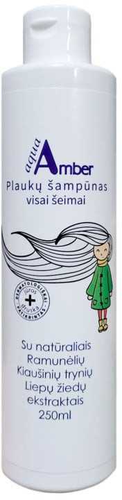 Plaukų šampūnas visai šeimai Aqua Amber 250ml