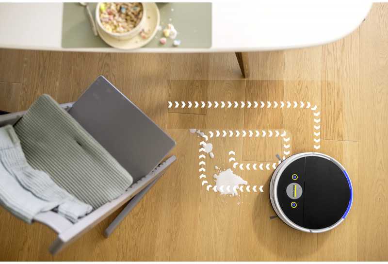 Plaunantis dulkių siurblys robotas KARCHER RVF 7 Comfort