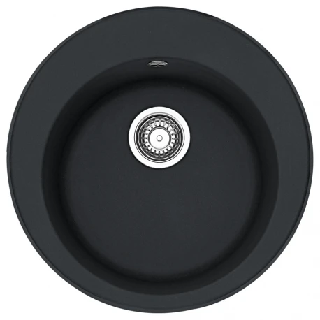 Granitinė plautuvė Franke Ronda, ROG 610-41, užkemšamas ventilis, Onyx