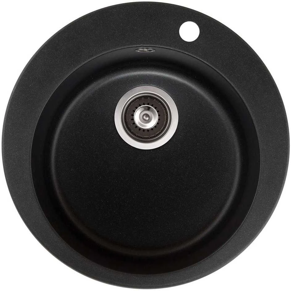 Plautuvė AQUASANITA CLARUS SR100W 601 Juodas - Metallic, uždaromas ventilis