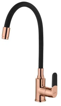 Virtuvinis maišytuvas Invena Glamour BZ-02-L17-V auks/juodas