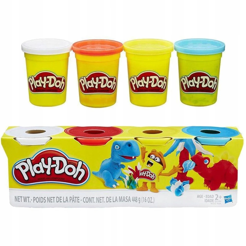 Play-Doh 4 spalvų rinkinys B5517 Play-Doh 4-Pack