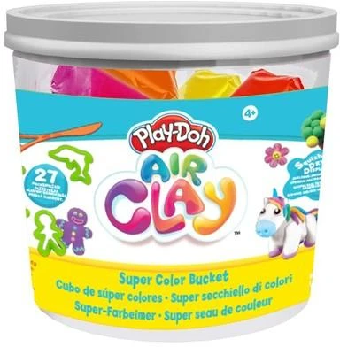 Play-doh Air Clay 2 rinkiniai: spalvota masė, formelės, volelis