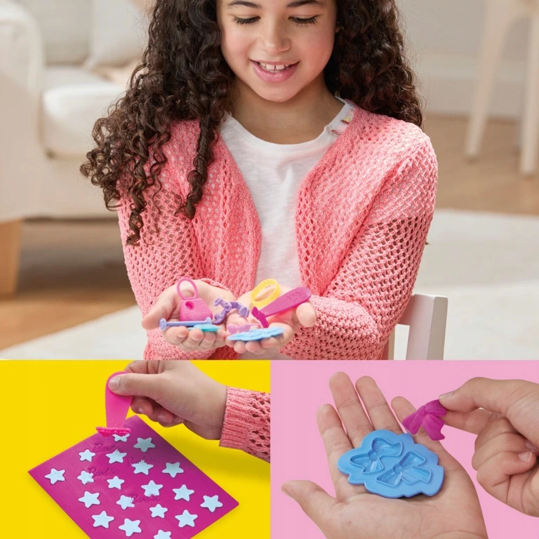 Hasbro „Play-Doh Barbie Papuošalai ir brangakmeniai, papildai modeliavimo masės rinkiniui“
