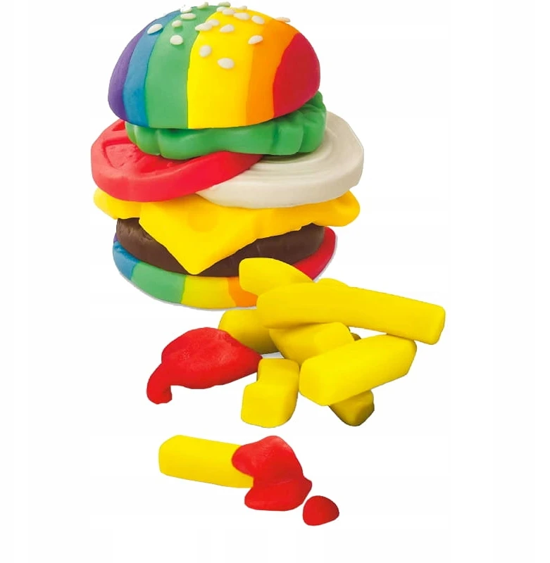 Play-doh Burgeris ir Frytukai - Kūrybinis Rinkinys Vaikams