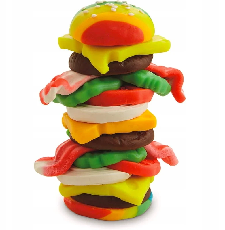Play-doh Burgeris ir Frytukai - Kūrybinis Rinkinys Vaikams
