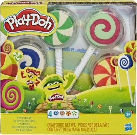 Hasbro PLAY DOH CAKE SET SWEET LOLLIES rinkinys vaikams +3m