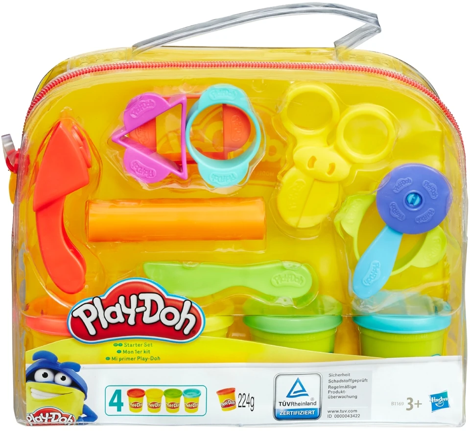 Hasbro PLAY-DOH CASTRY RINKINYS DĖKLAS SU PRIEDAIS + 4 VAMZDŽIAI 224G