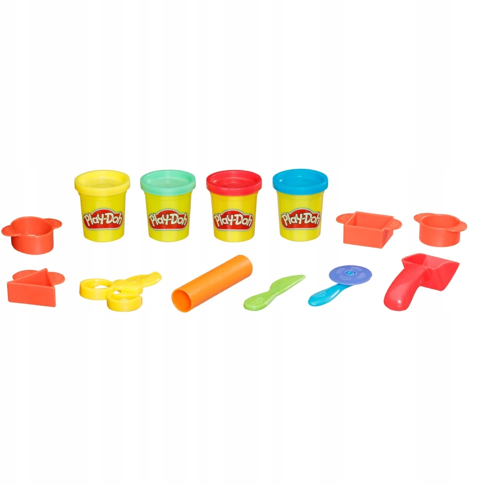 Hasbro PLAY-DOH CASTRY RINKINYS DĖKLAS SU PRIEDAIS + 4 VAMZDŽIAI 224G