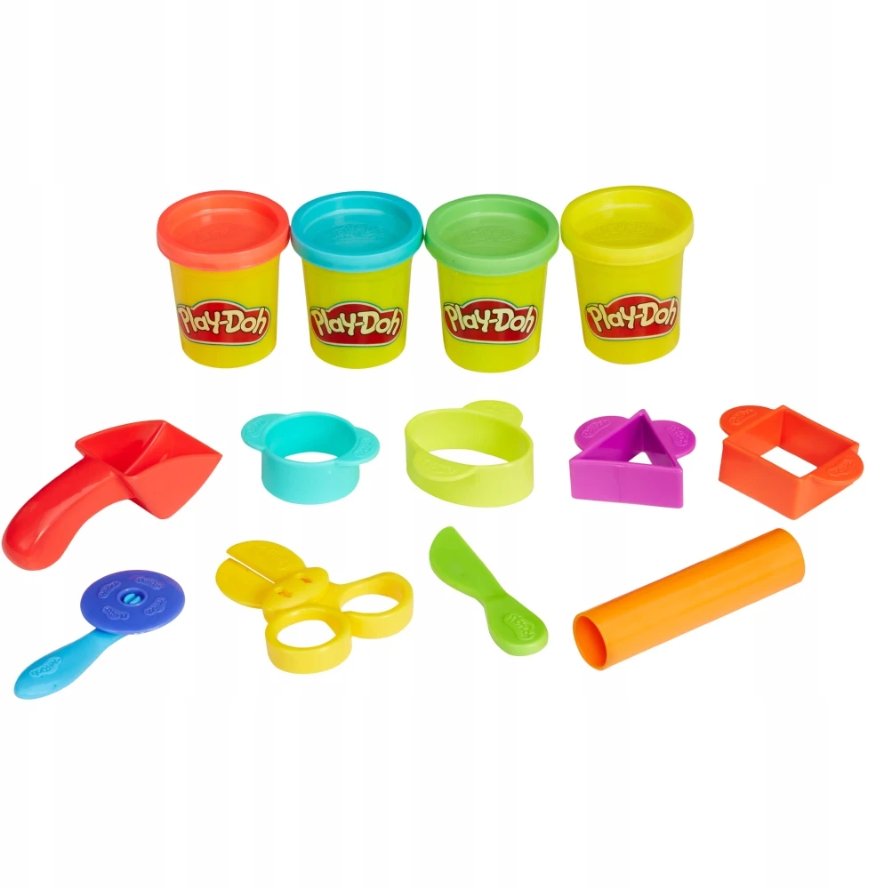 Hasbro PLAY-DOH CASTRY RINKINYS DĖKLAS SU PRIEDAIS + 4 VAMZDŽIAI 224G