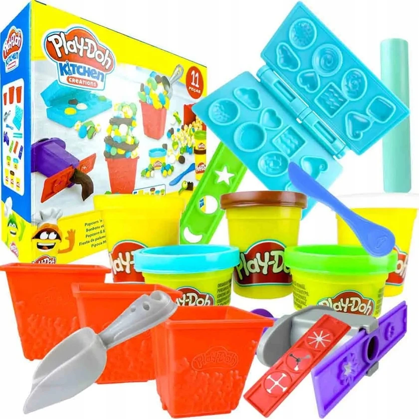 PLAY-DOH CASTRY VIRTUVĖS KŪRINIAI GAMINAME SPALVINGUS BALDINIUS 5 VAT. F7397