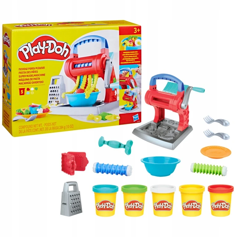 Play-Doh ciastolina Rinkinys Makaronowa Zabawa Hasbro E7776